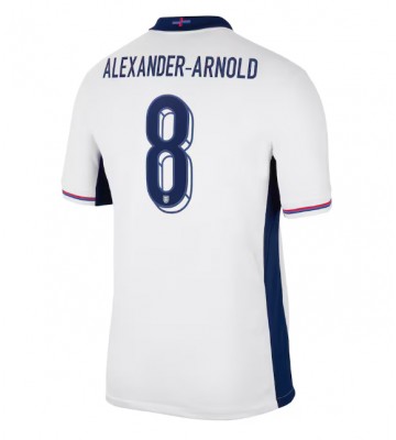 Inglaterra Alexander-Arnold #8 Primera Equipación Eurocopa 2024 Manga Corta